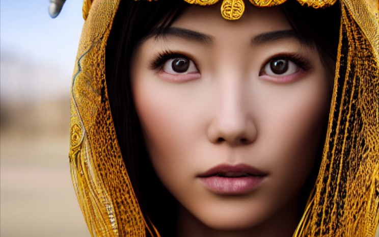 人工智能合成美女