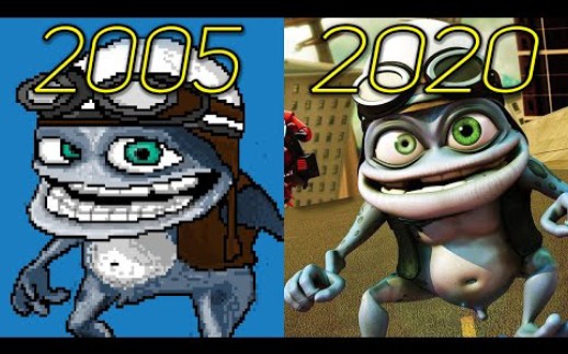 [图][游戏进化史]疯狂的青蛙/Crazy frog 2005-2020