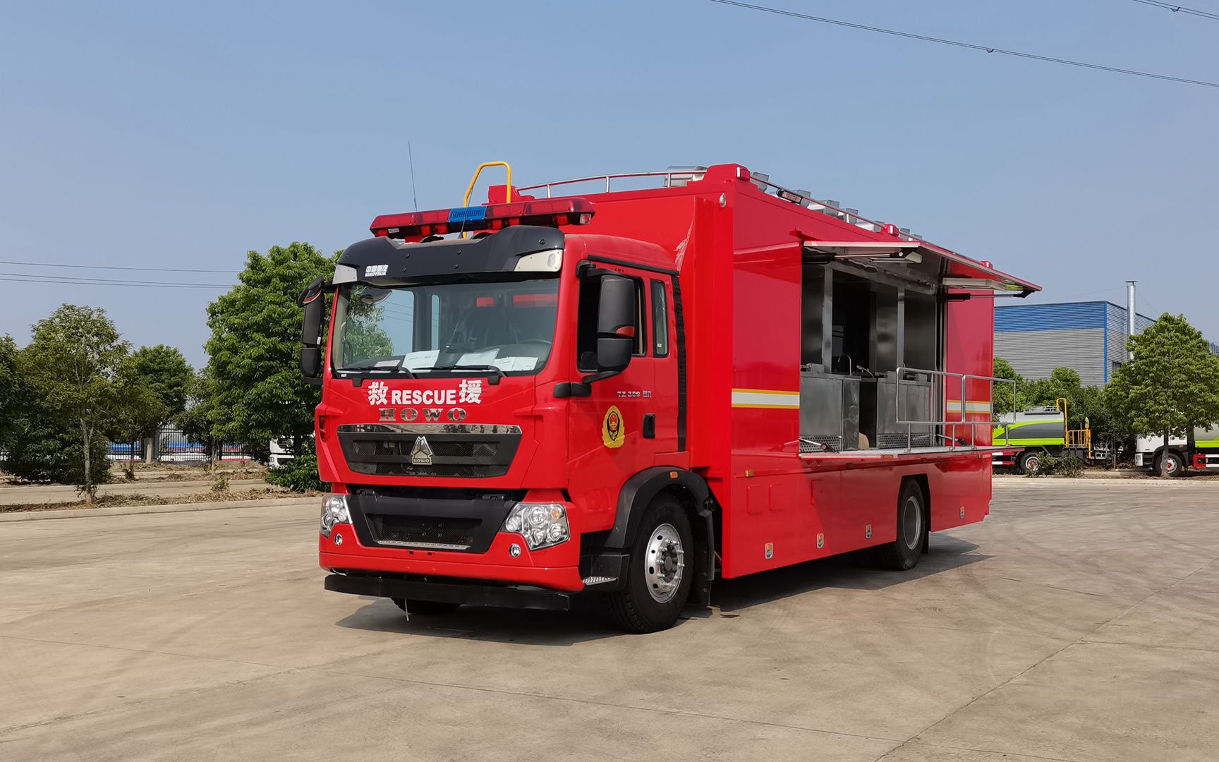 重汽豪沃应急救援炊事保障车