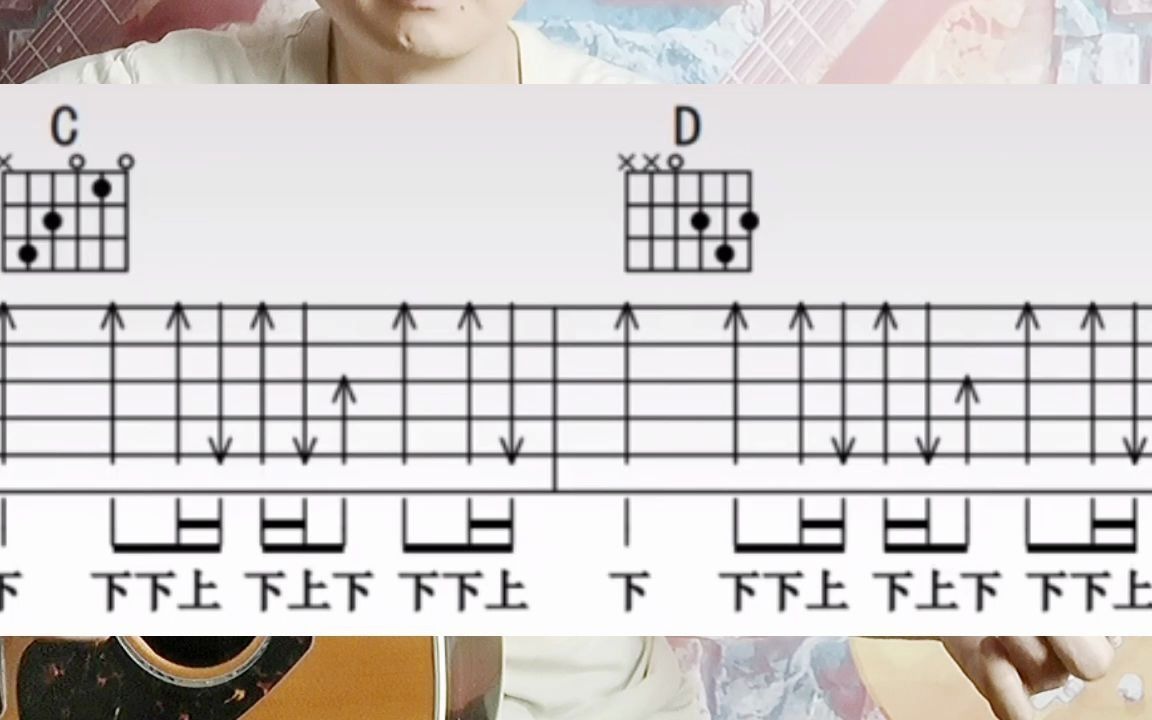 2分鐘學會這個常用掃弦節奏型四四拍歌曲通用