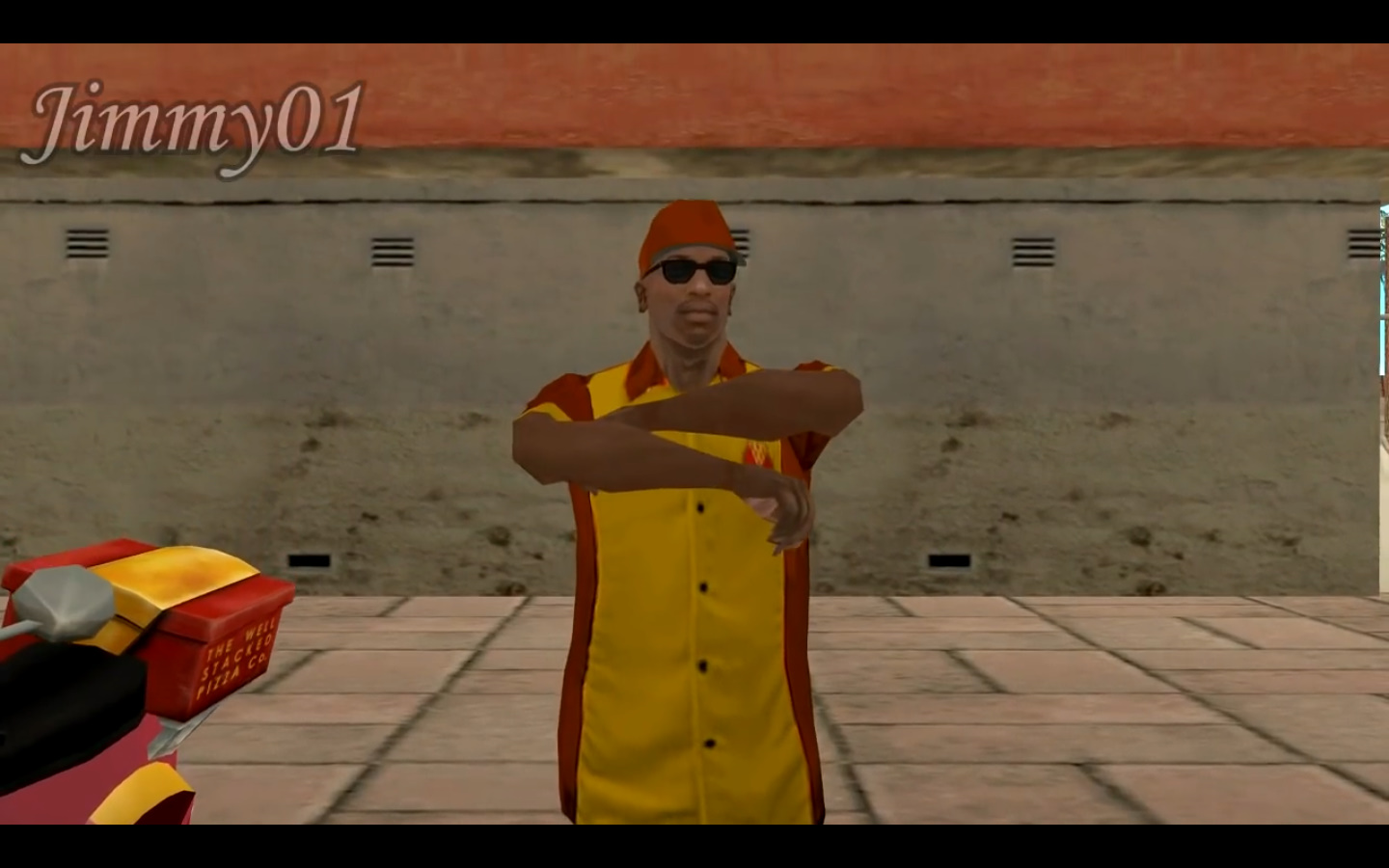 gtasa当主角cj当外卖小哥是什么感受搞笑微电影转载