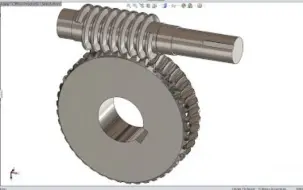 Download Video: solidworks蜗轮蜗杆建模+动画