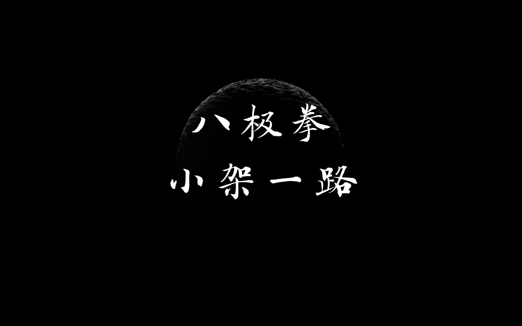 八极拳 小架一路 随便练练