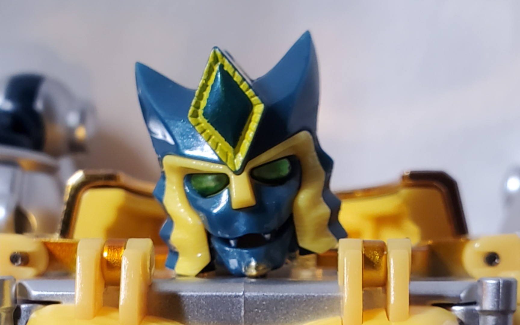 ta金属变体黄豹勇士开盒正逆变形