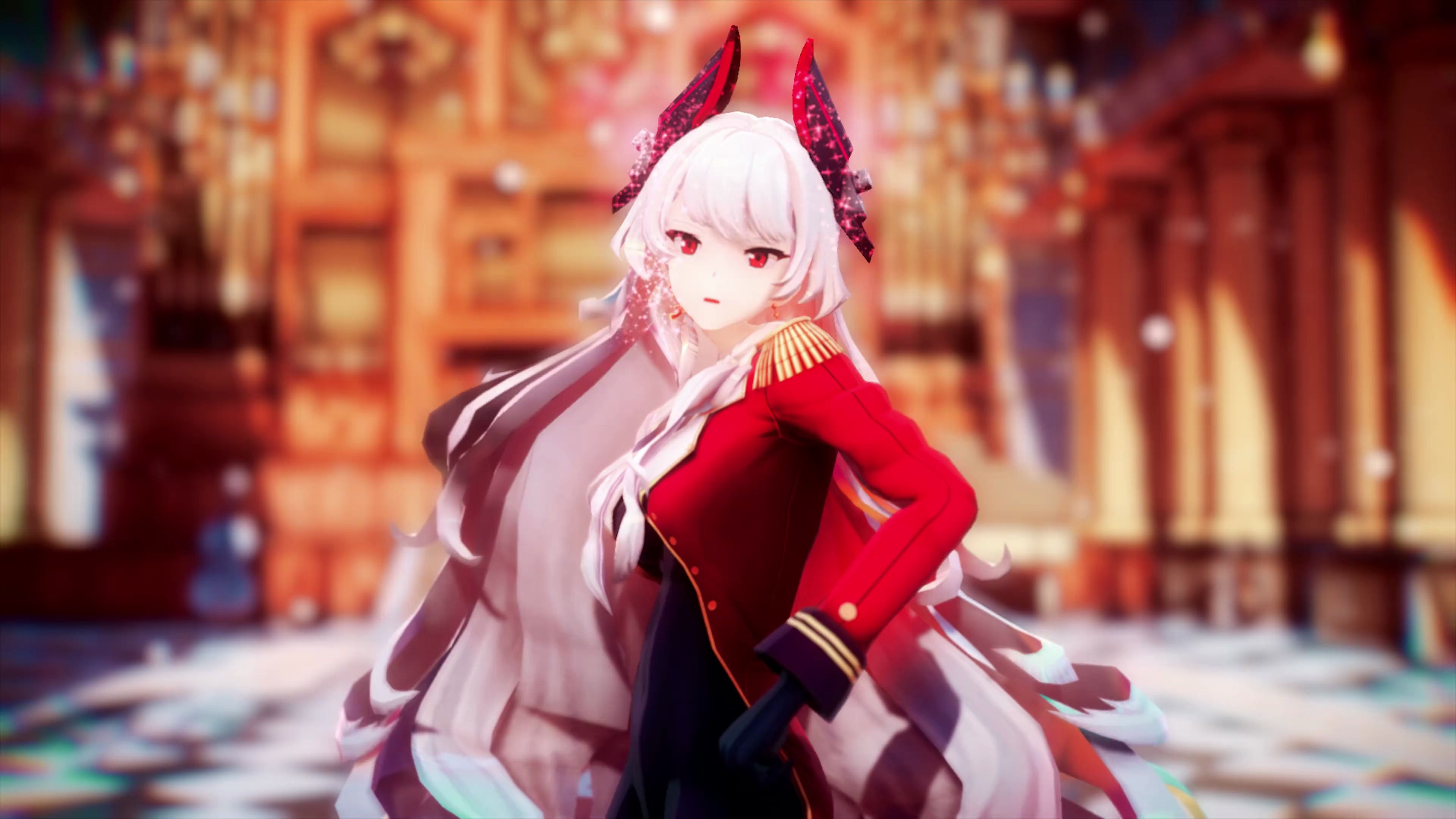【苍蓝誓约mmd/4k/粒子】长官~今天准备出勤吗?