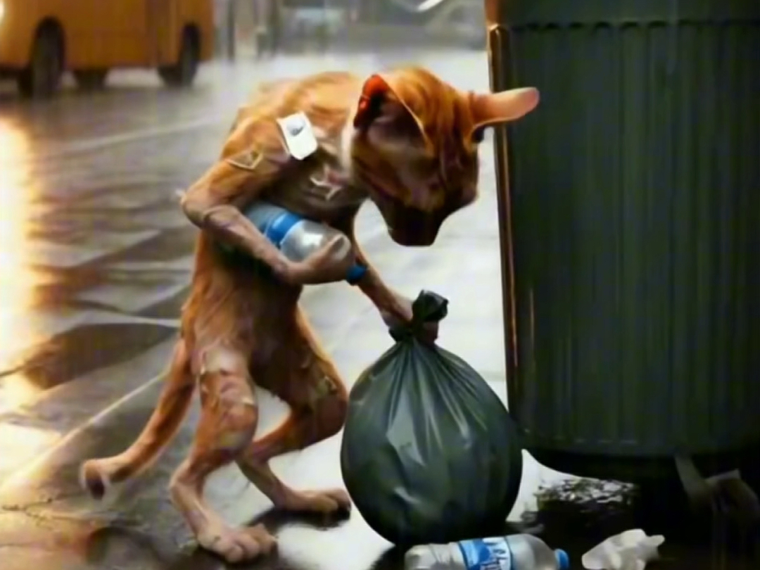 你会给街上的流浪猫喂水喂饭吗#神奇动物在抖音萌宠出道计划 #喵了