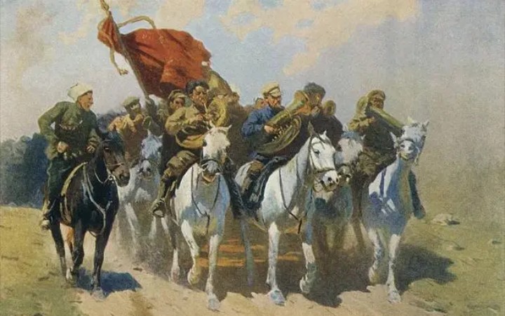 【苏维埃黑胶唱片】草原骑兵歌/Полюшко-поле(1943)