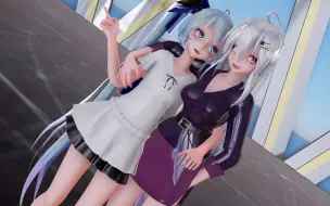 Download Video: 【MMD】来抱一个❤好姐妹就要一起跳舞