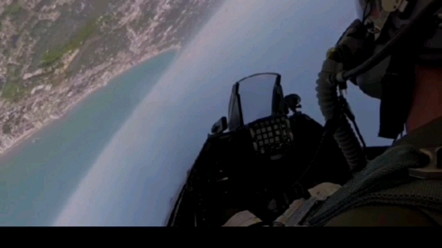 Over the Shoulder F16 Demo Cockpit Footage Myrtle Beach Airshow哔哩哔哩bilibili