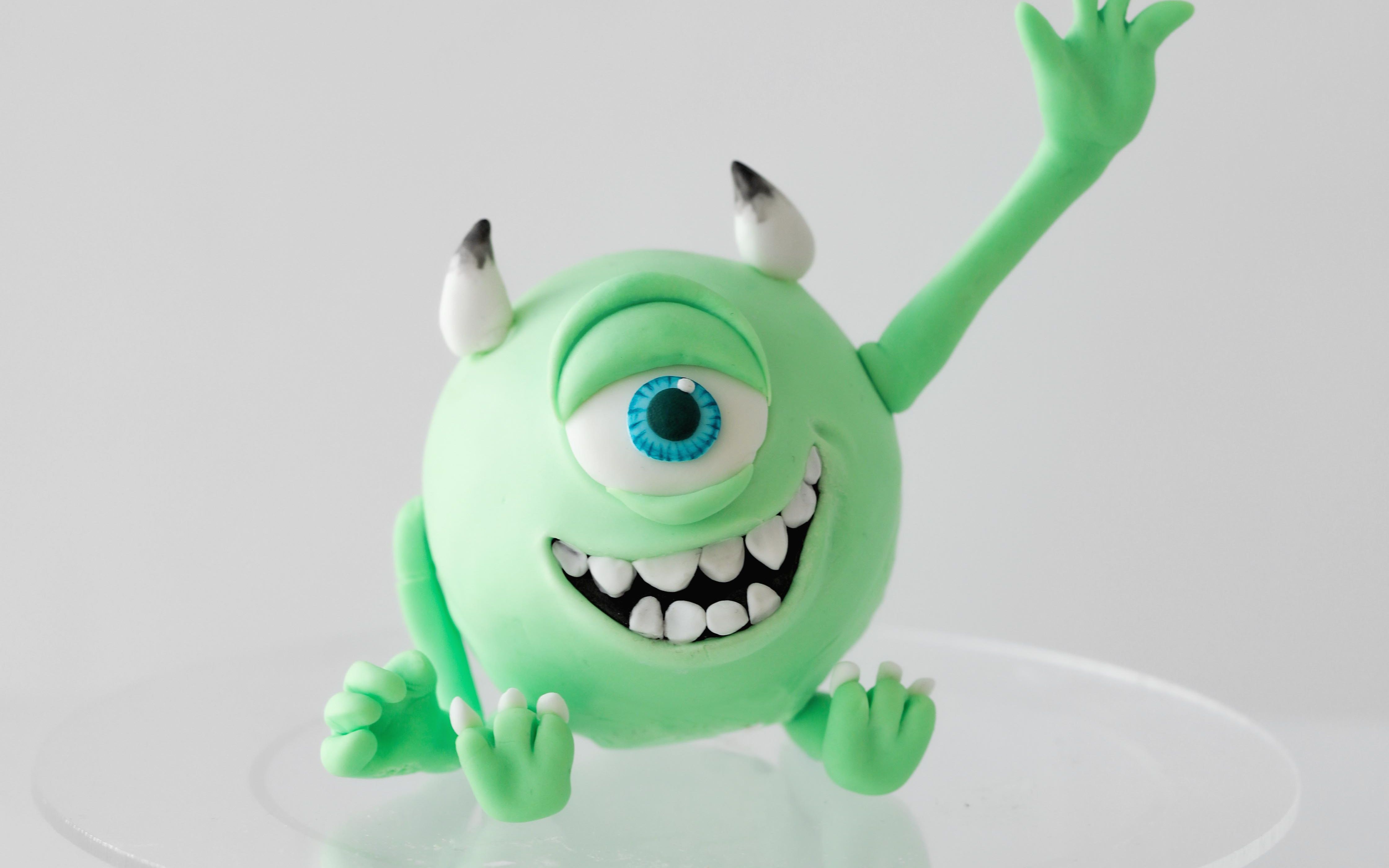 【卡通造型蛋糕教程】大学怪兽公仔