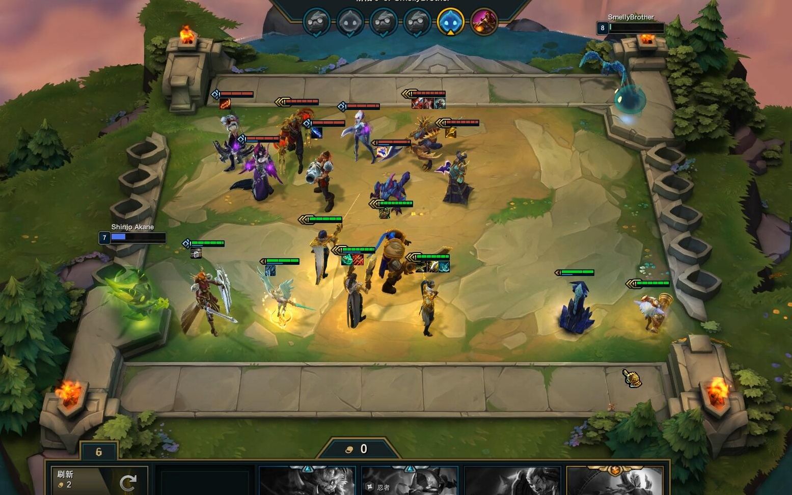 英雄联盟lol自走棋六贵族枣子哥的胜利