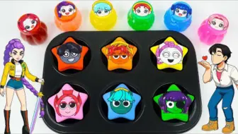 儿童益智早教玩具，DIY如何在托盘使亨特利克斯巨星形成混色
