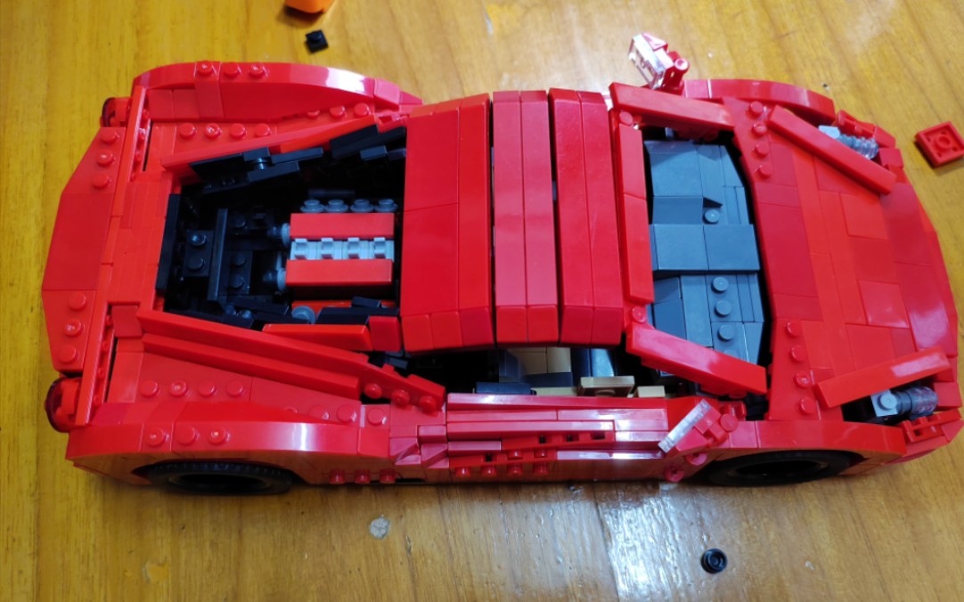 乐高lego moc 法拉利ferrari 458 速组