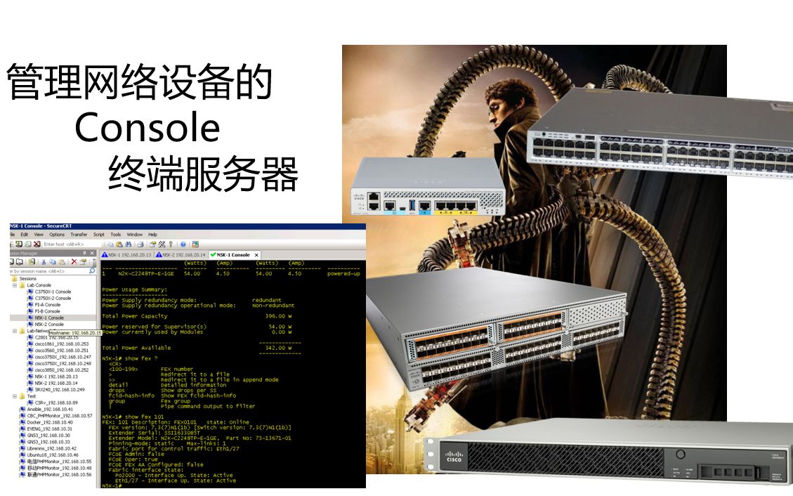 管理网络设备的Console终端服务器