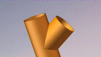 solidworks斜接三通管转钣金展开教程
