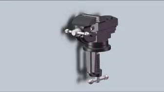 solidworks绘图练习---台虎钳