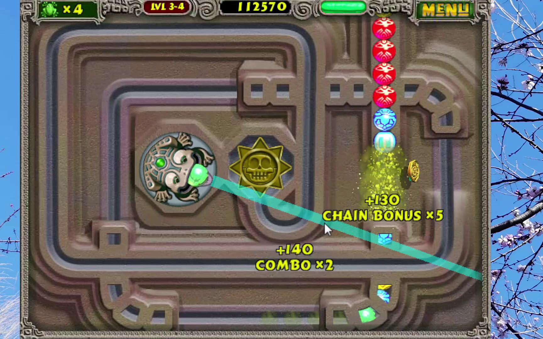 【单机游戏】怀旧经典-祖玛3-4关卡挑战-60秒通过