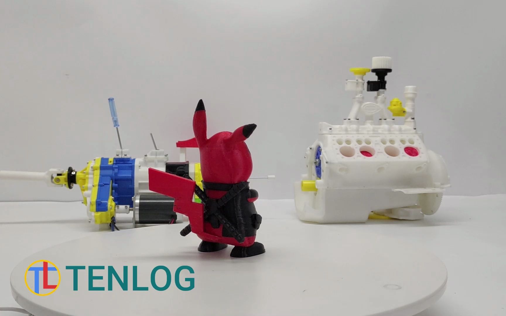 tenlog 腾龙三维 双色打印 双色皮卡丘