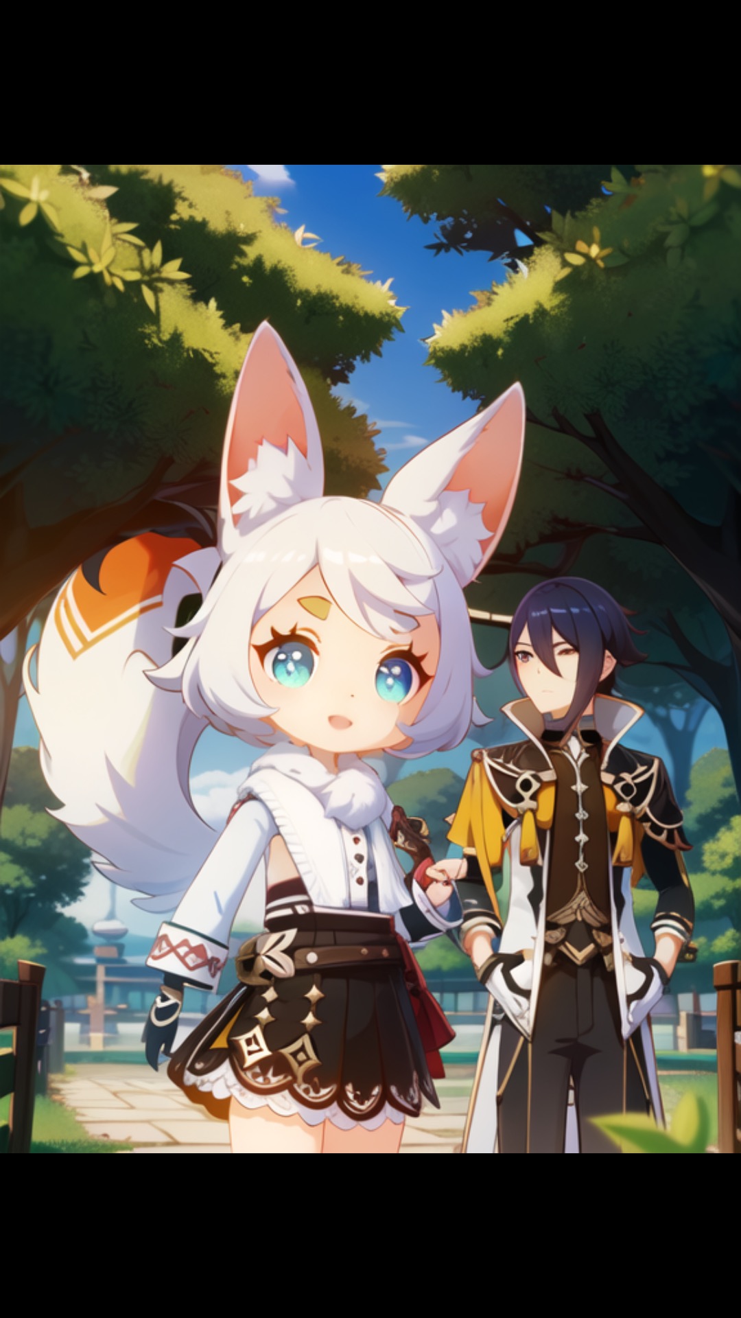 爱吃千层面的喵酱的专属原神风格形象来啦