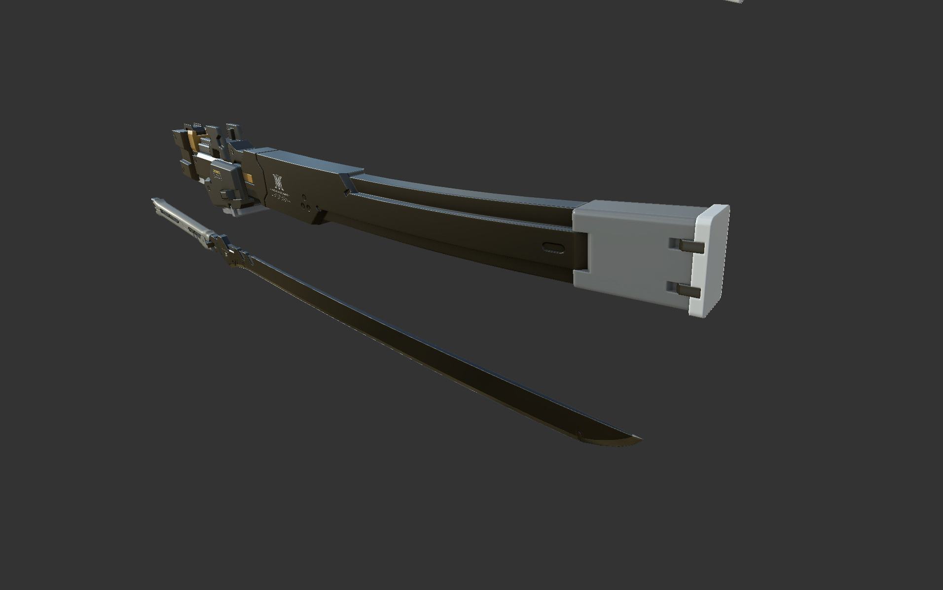 【3dmax建模】次世代机械刀建全流程教学,3d游戏建模课_哔哩哔哩_bili