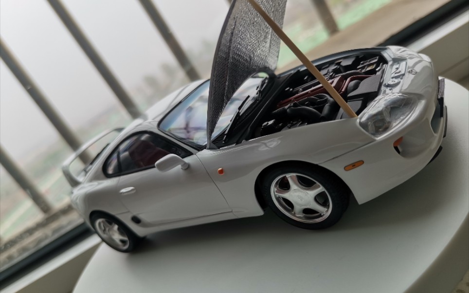 田宫丰田supra速霸猪扒1:24牛魔王汽车模型成品展示,代工可私信