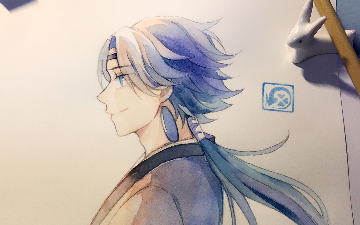 【水彩过程】老君w_哔哩哔哩 (゜-゜)つロ 干杯~-bilibili