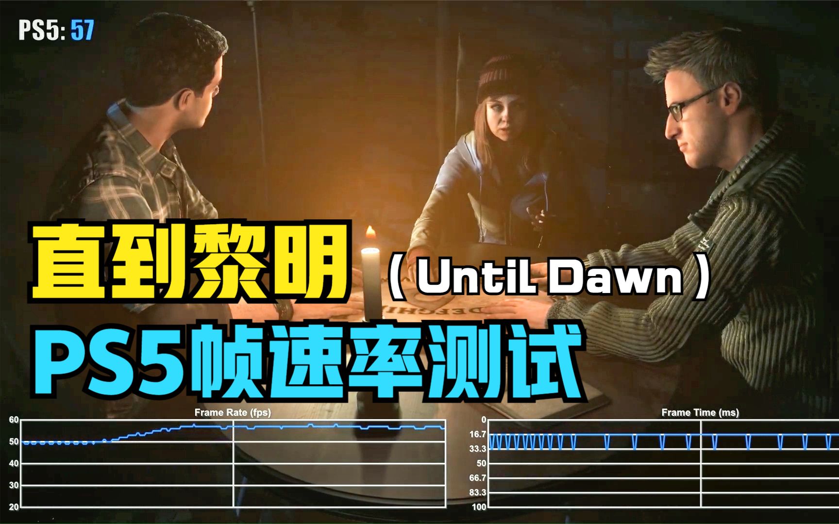 沉溺恐懼的老遊戲直到黎明untildawnps5幀速率測試