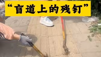 相关职能单位、青年工作联络组携手青年志愿者并肩同行，拔除街头遗留残钉，扫清出行路上的隐形陷阱。平凡志愿者，守护大民生。