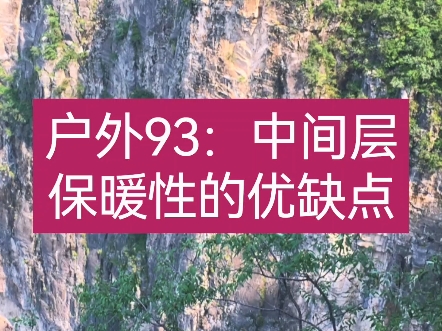 户外93:户外徒步登山时中间保暖层的选择,抓绒衣 软壳 棉服 羽绒服要怎么选?各自有什么优缺点,让你一个视频学会正确选择!哔哩哔哩bilibili