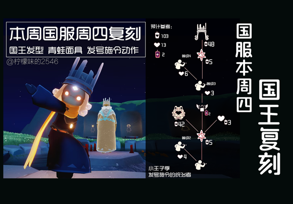 5光遇复刻】国王兑换图来了!光遇小王子季复刻兑换图!