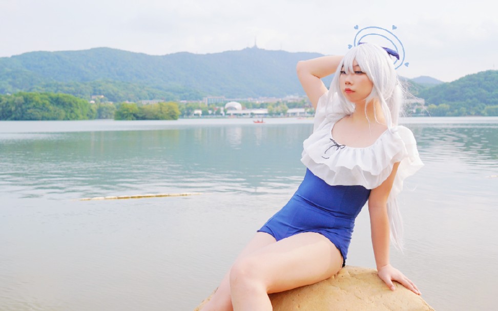 【碧蓝档案】月雪宫子水着cos