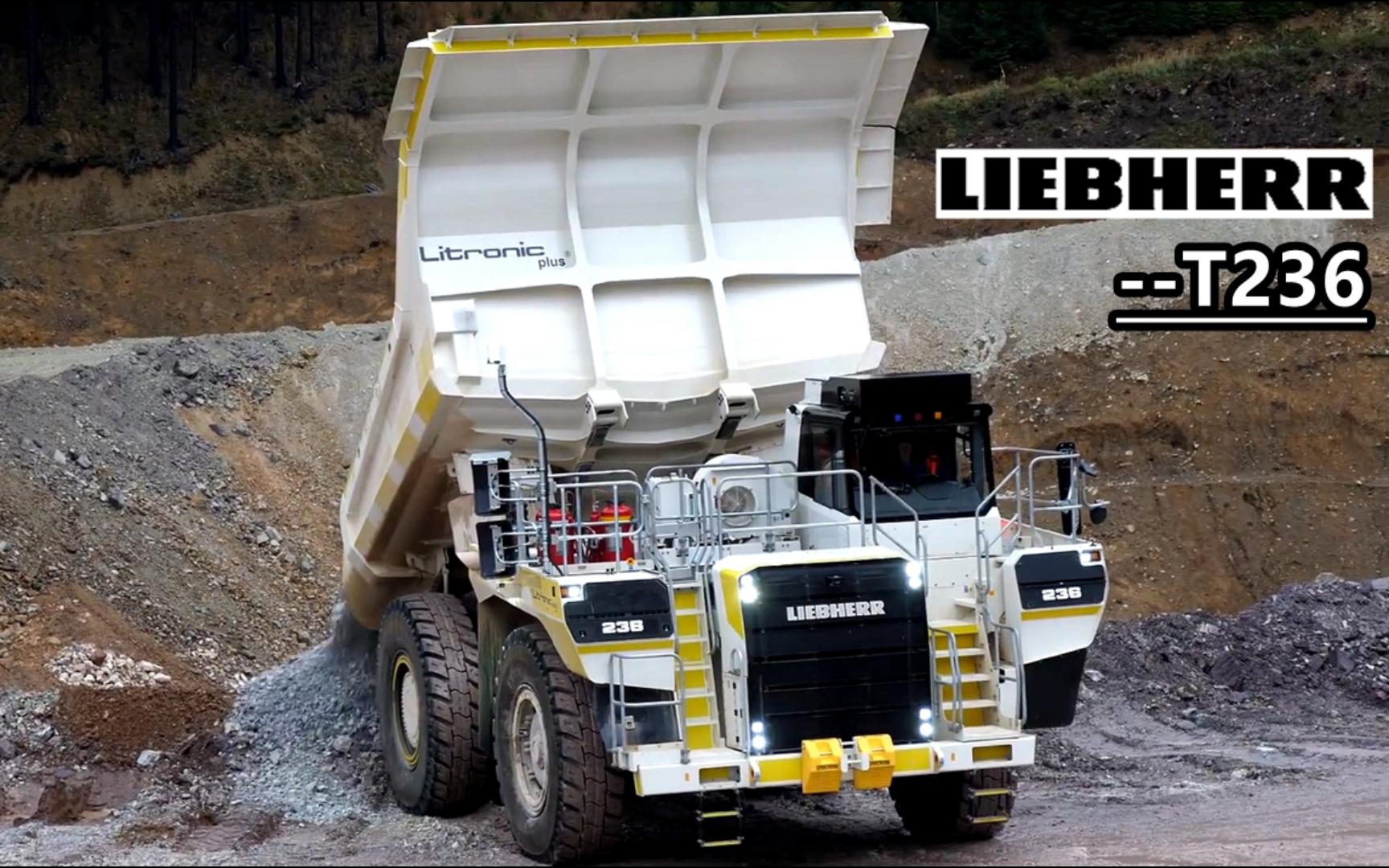 15精品):利勃海尔t236 载重100吨级矿山轻型非公路自卸卡车详细性能