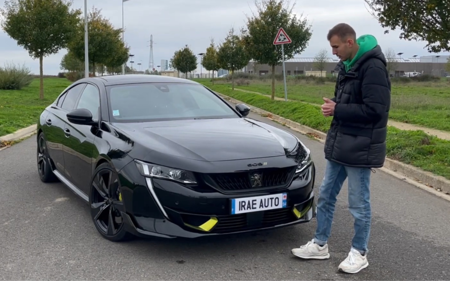 帅炸的标致黑色508pse,这是谁的梦想之车