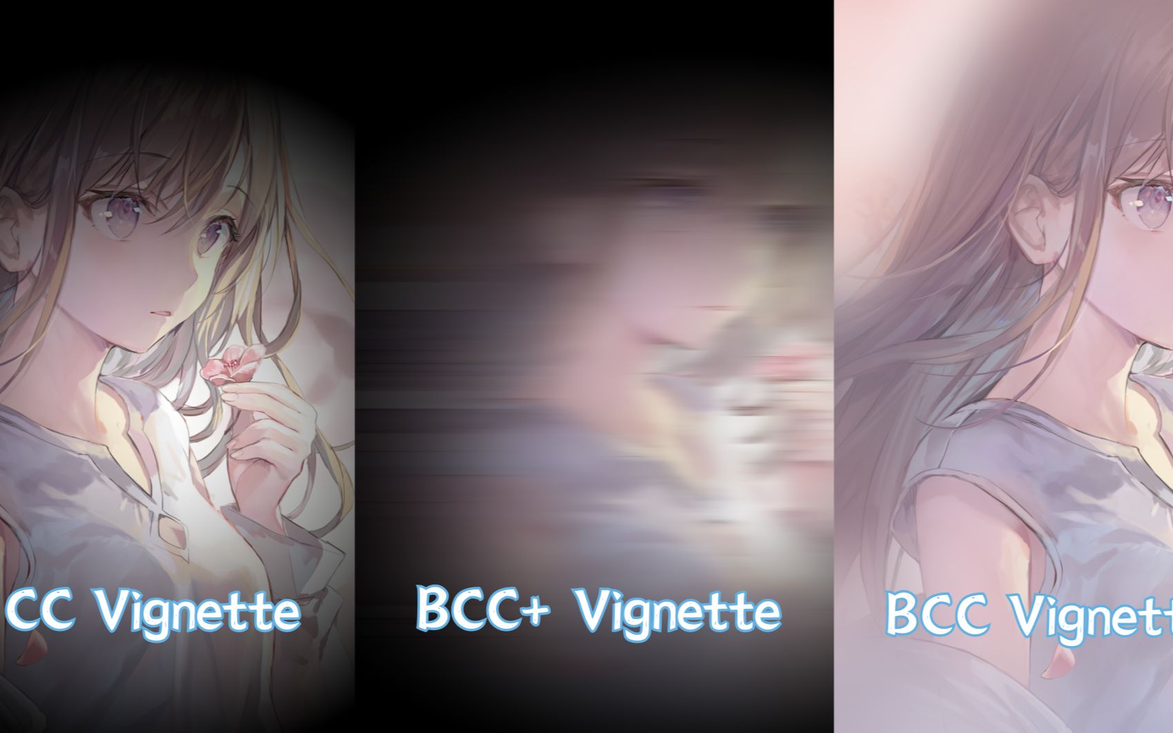 【Vignette 各种暗角】 BCC+Vegnette,BCC Vegnette,BCC Vegnette Wipe,SVegnette哔哩哔哩bilibili