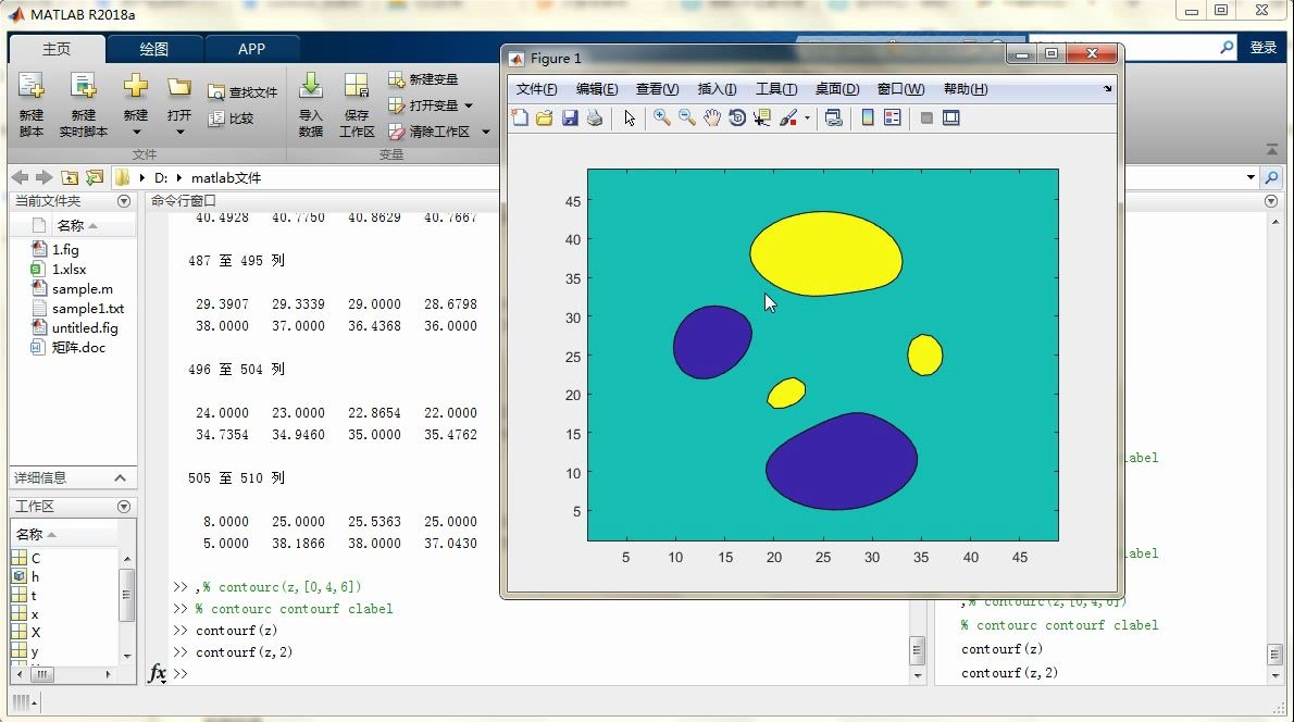 【MATLAB】21.等值线contourc、contourf和clabel命令哔哩哔哩bilibili