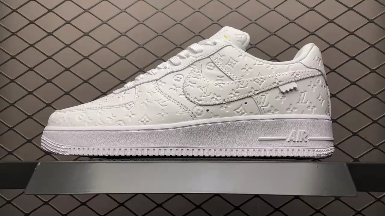 vuitton x off-white x nk air force 1 lv三方联名款 空军一号低帮