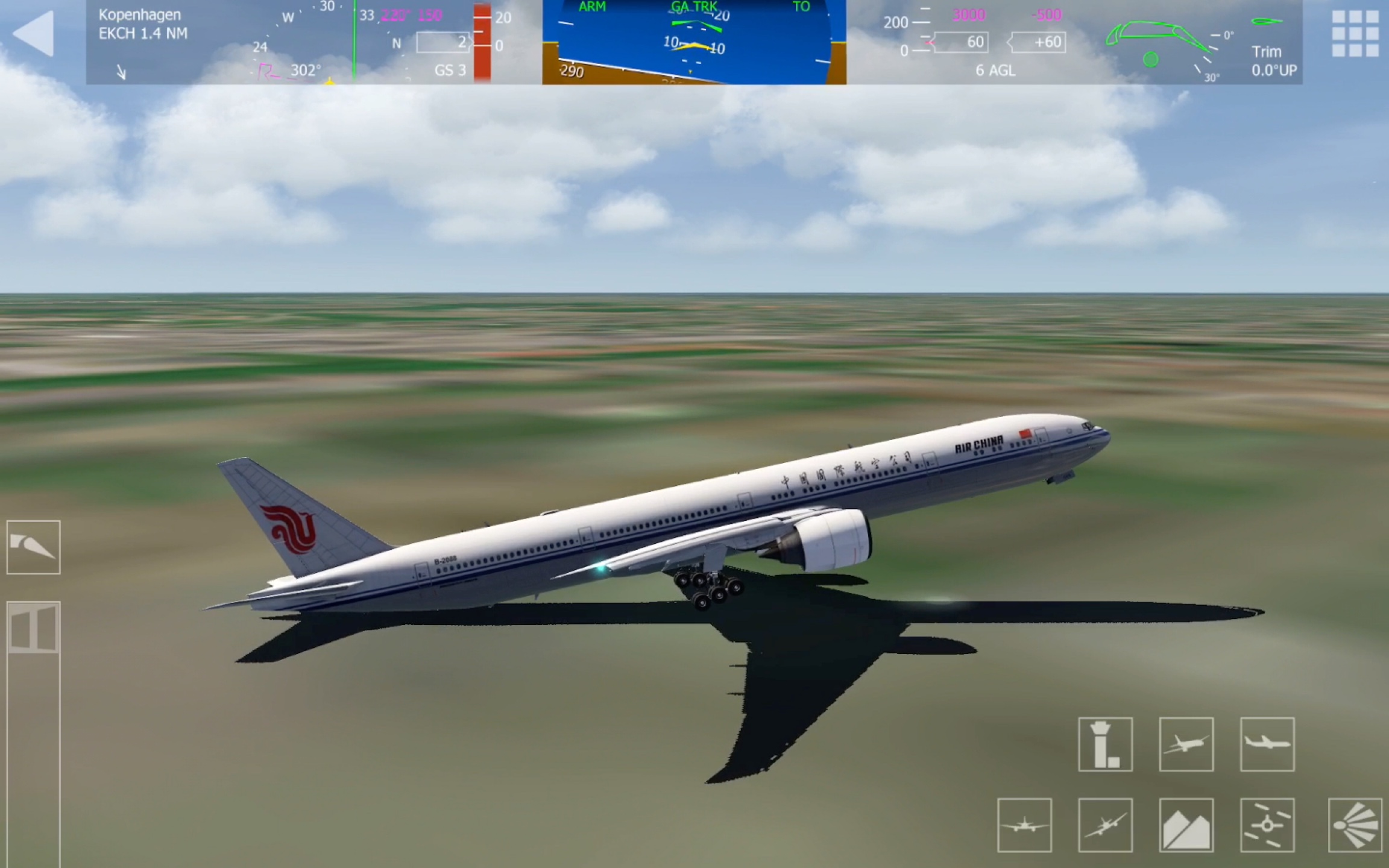 【af2022】营销号:飞机是通过推力不平衡来飞行的(指一半toga一半反推