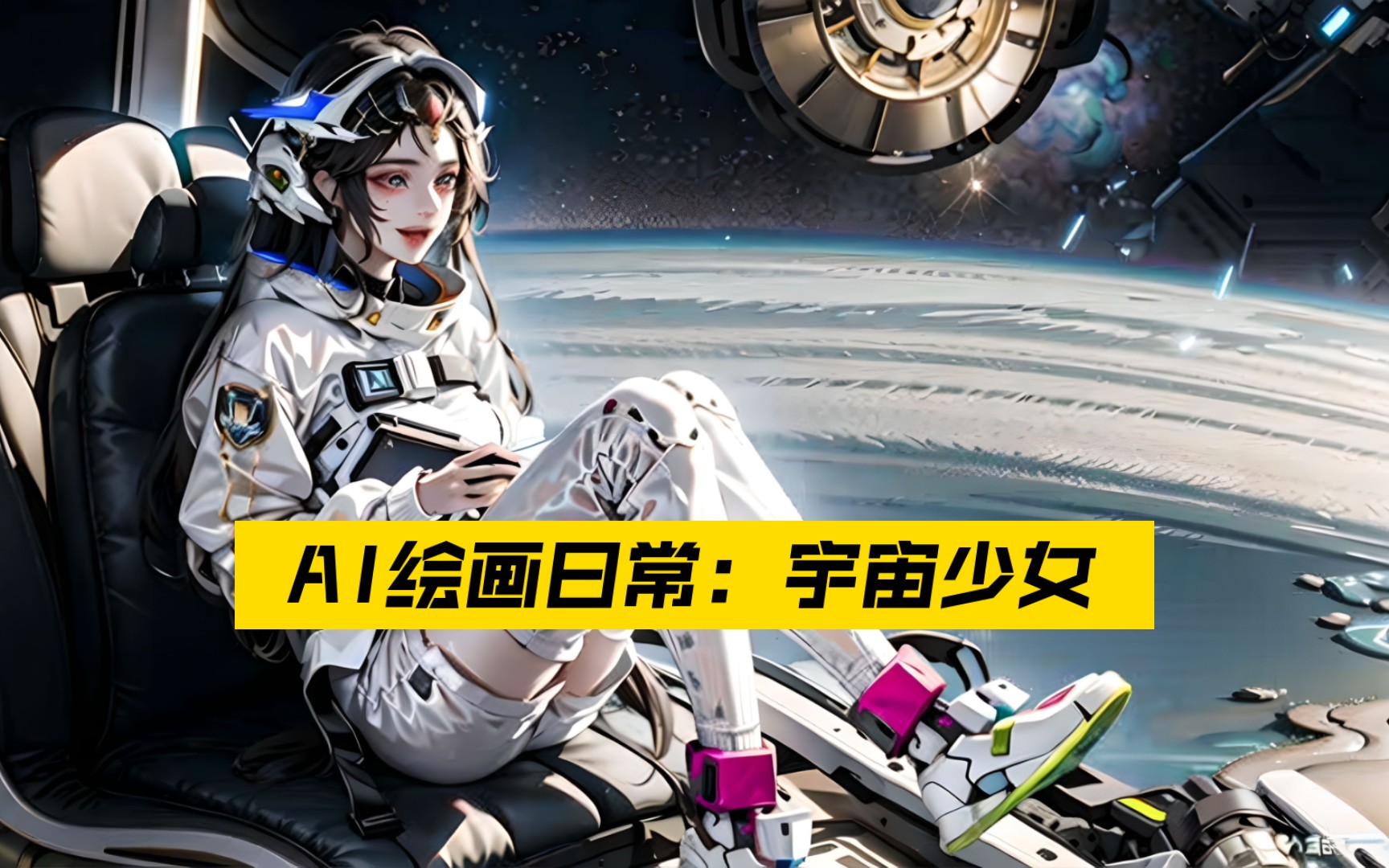 ai绘画日常: 宇宙少女
