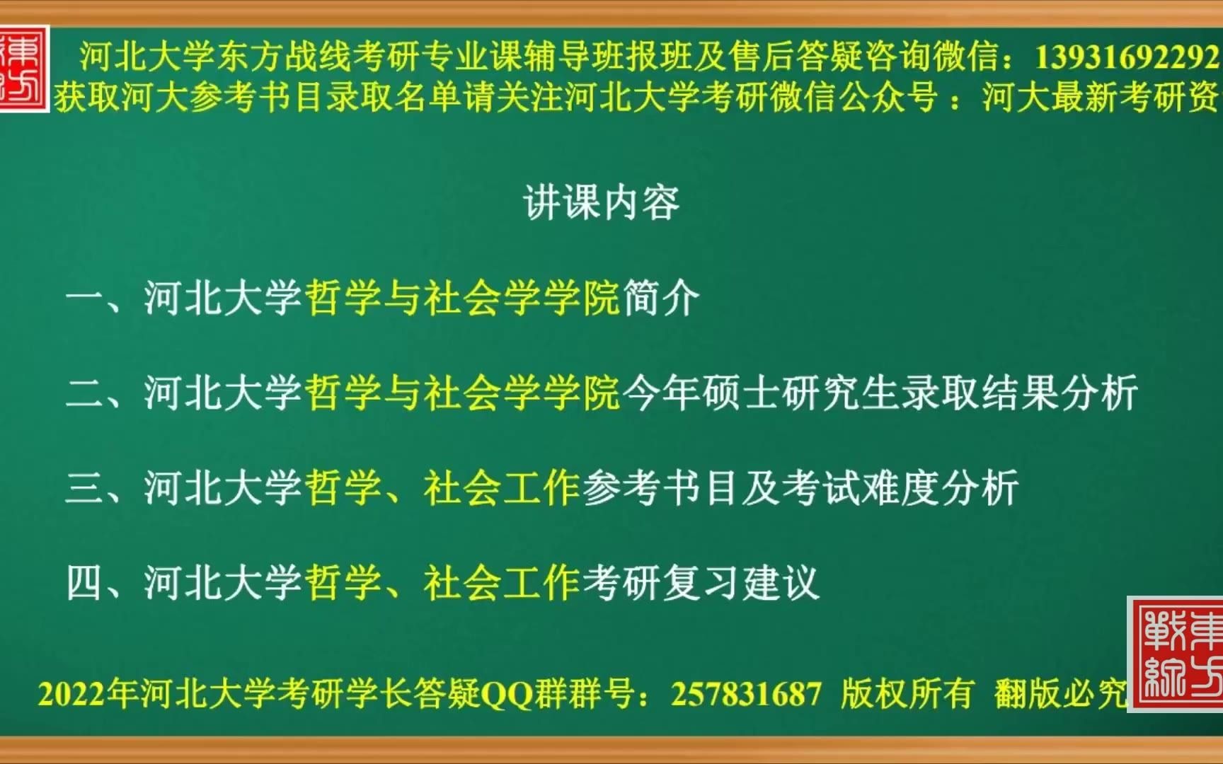 河北大学学长介绍今年哲学和社会工作专业考研报录比情况哔哩哔哩bilibili