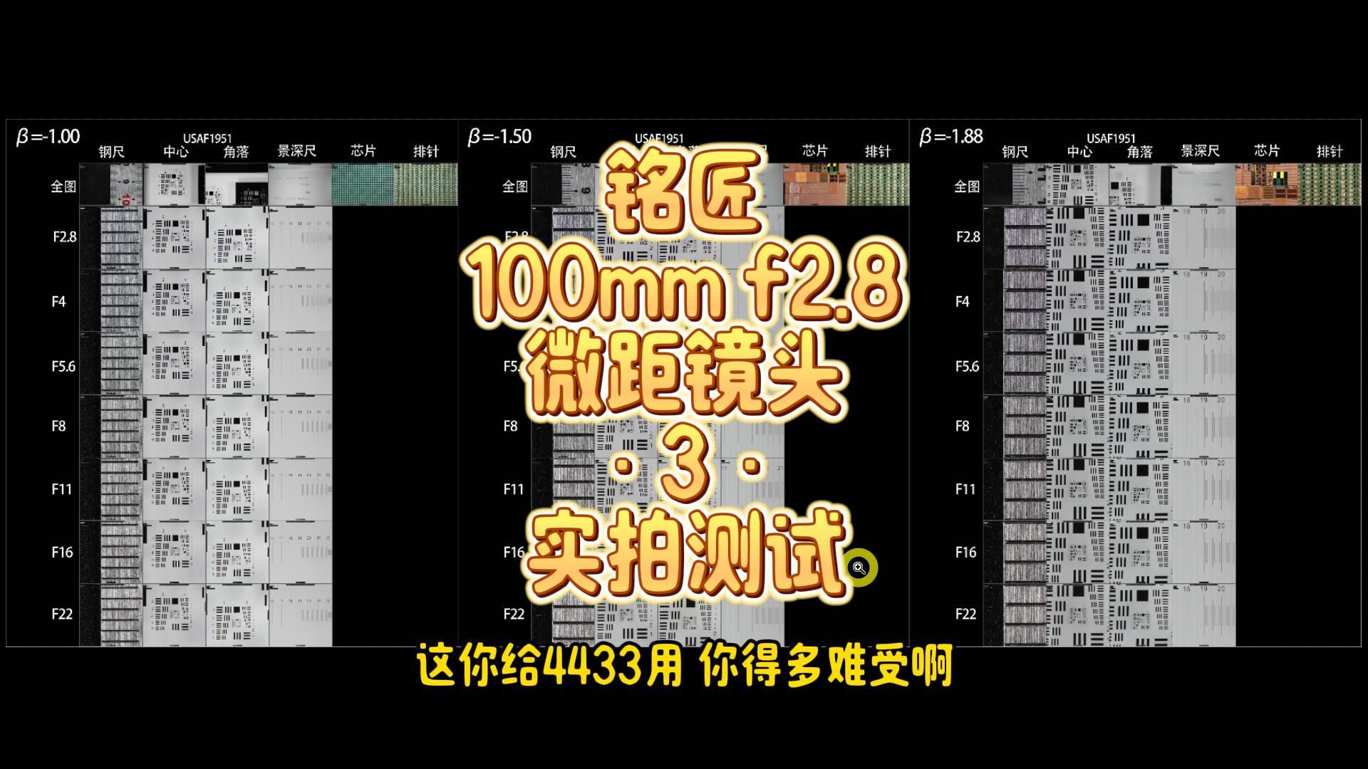 铭匠100f2.8微距镜头ⷳⷥ‹测试哔哩哔哩bilibili