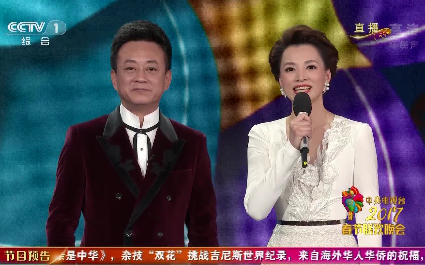 [图]【朱军】【董卿】满城烟花【2017年央视春晚剪辑】