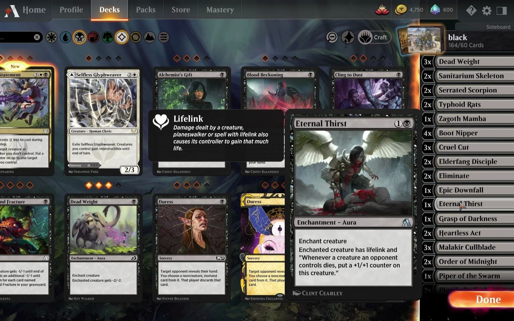 活动作品小白分享日志10万智牌竞技场初期黑色卡组扩展虽然加血减血不