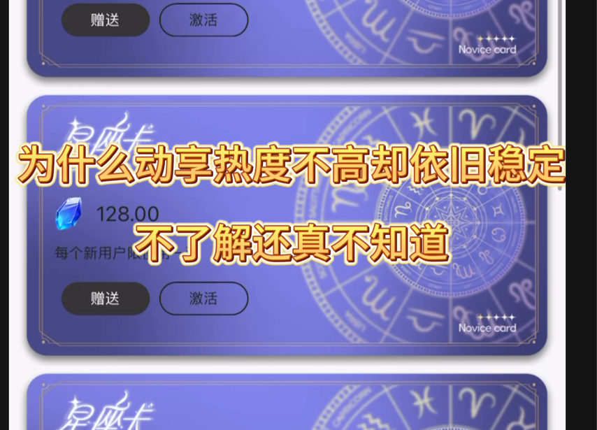 为什么动享热度不高却依旧稳定进行?不了解还真不知道哔哩哔哩bilibili