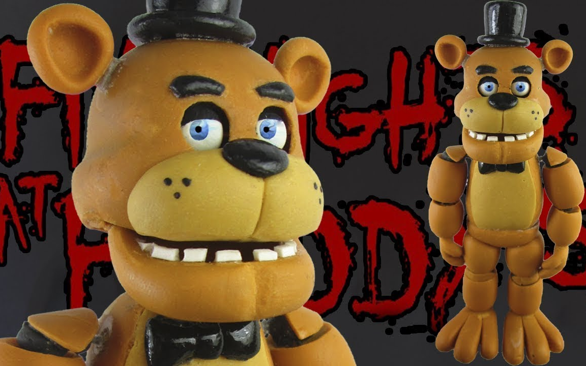 搬运fnaf用软陶制作一只freddy