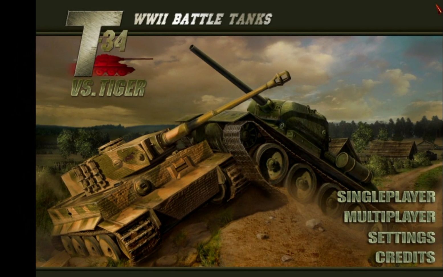 新人向t34vs虎式虎式第一关试玩