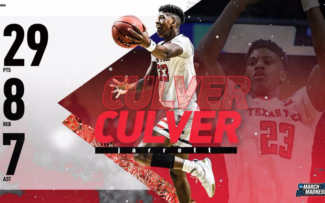 前五热门!德州理工Jarrett Culver首轮准三双哔哩哔哩bilibili