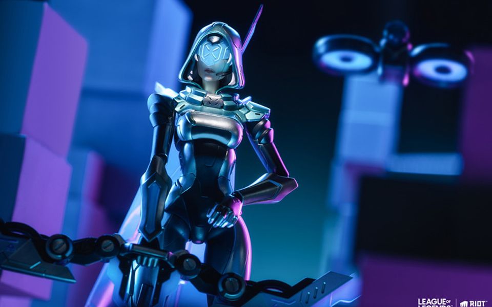 英雄联盟 源计划 寒冰射手艾希 模型化_哔哩哔哩_bilibili