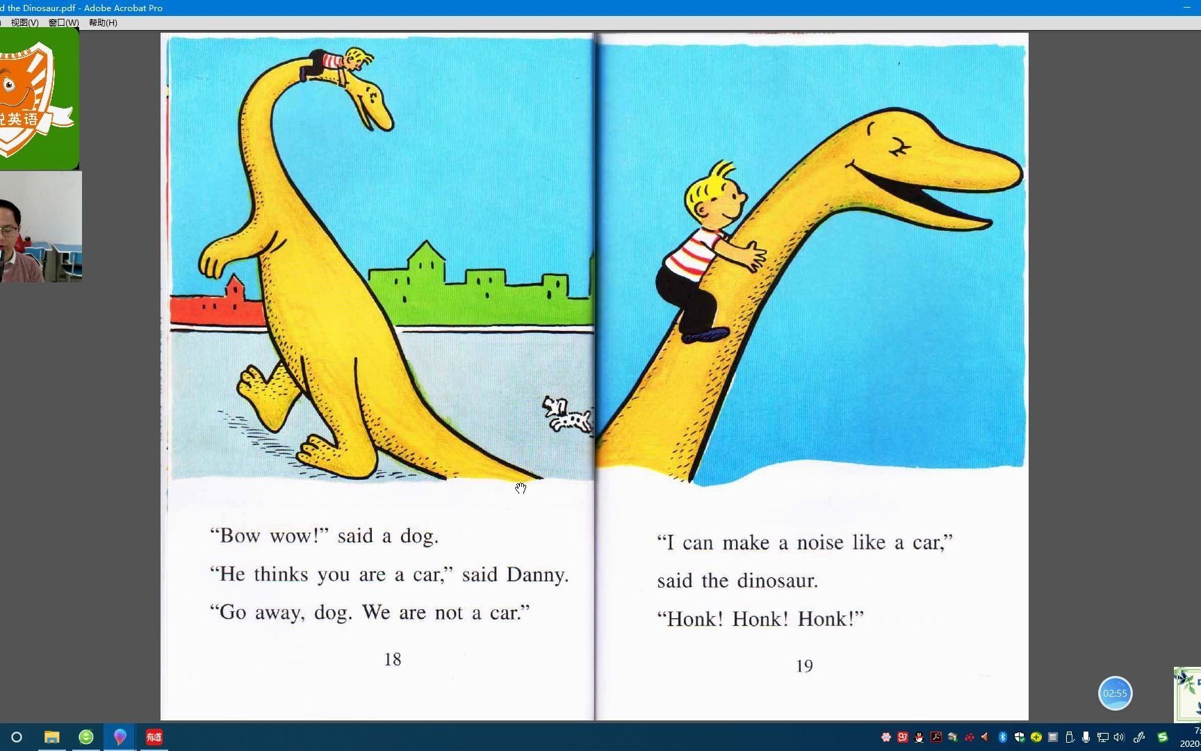 著名英语启蒙绘本故事(分级读物)-danny and the dinosaur