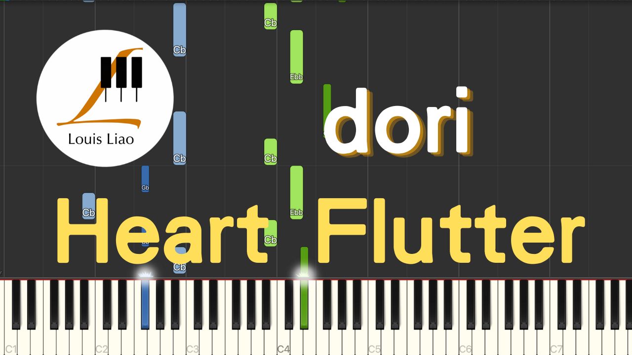 [图]dori Heart Flutter 韩剧 泪之女王 OST P10 钢琴教学 Synthesia 琴谱