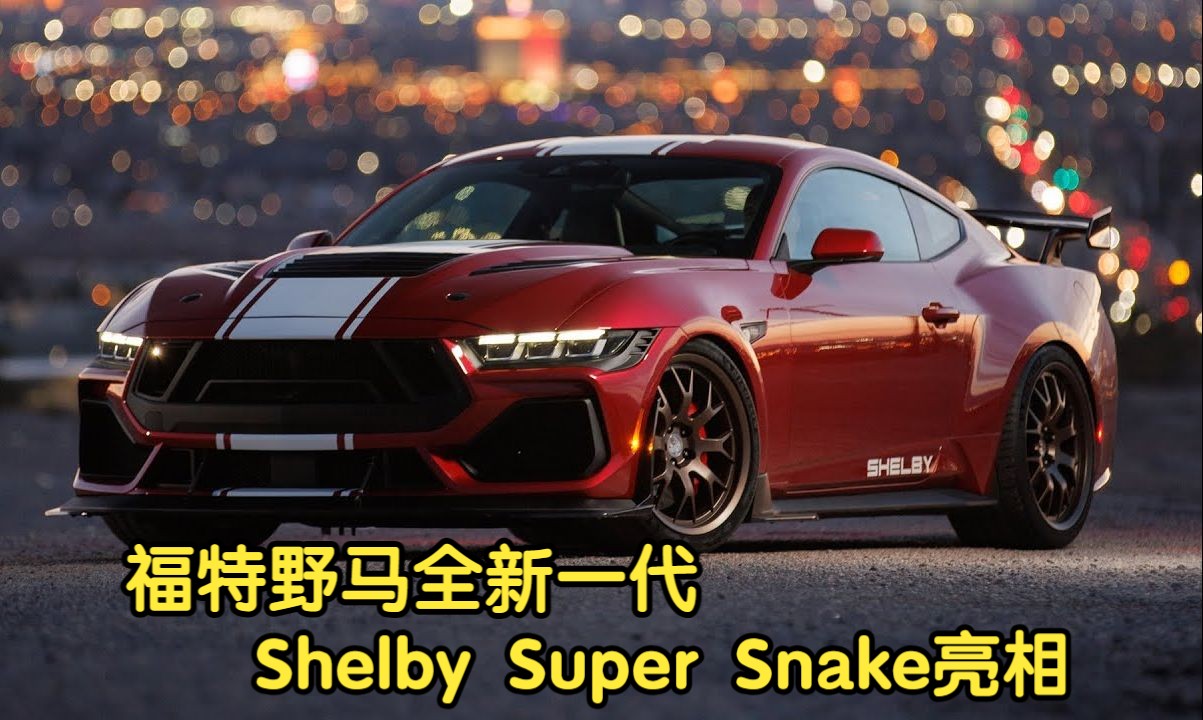 福特野马全新一代Shelby Super Snake亮相哔哩哔哩bilibili